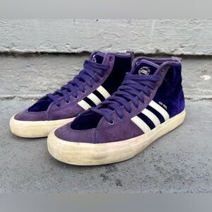 Adidas Matchcourt Na-Kel Purple Velvet Shoes | Size 8.5